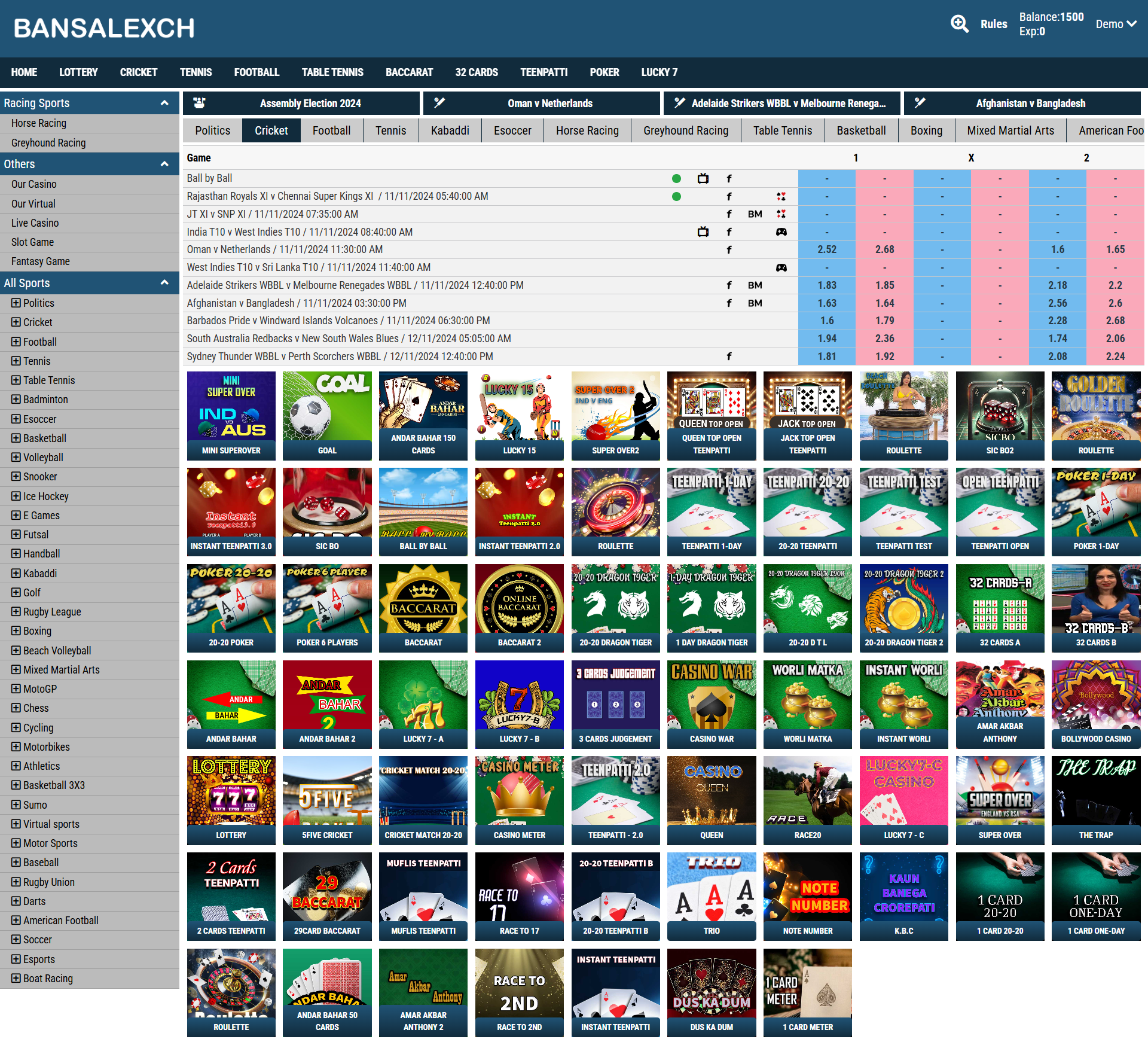 bansalexch, bansalexch id, bansalexch login, bansalexch.com